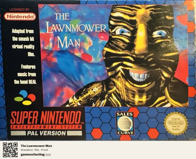 The Lawnmower Man Super Nintendo Entertainment System, PAL box front