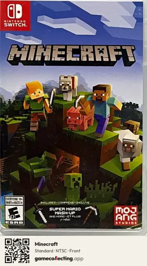Minecraft Nintendo Switch, NTSC box front