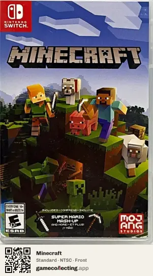 Minecraft Nintendo Switch, NTSC box front
