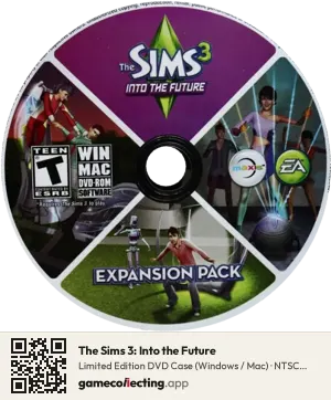 The Sims 3: Into the Future Computer, NTSC disc