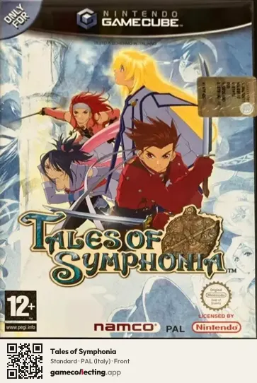 Tales of Symphonia Nintendo GameCube, Italy box front