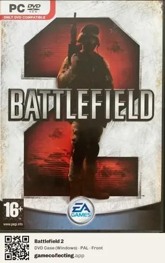 Battlefield 2 Computer, PAL box front