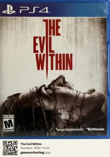 The Evil Within PlayStation 4, NTSC box front