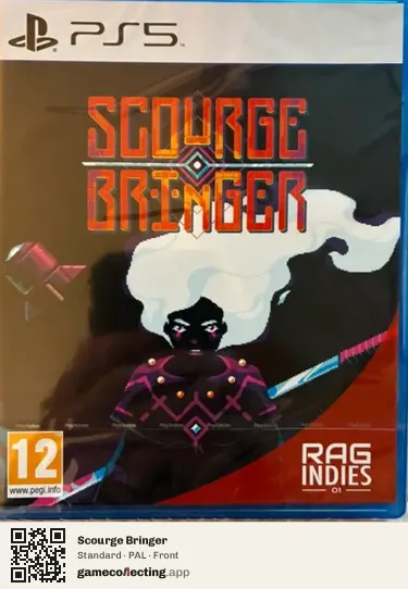Scourge Bringer PlayStation 5, PAL box front