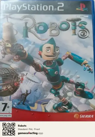 Robots PlayStation 2, PAL box front