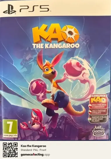 Kao the Kangaroo PlayStation 5, PAL box front