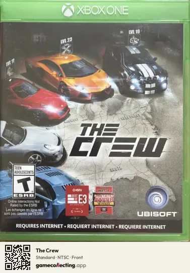 The Crew Xbox One, NTSC box front