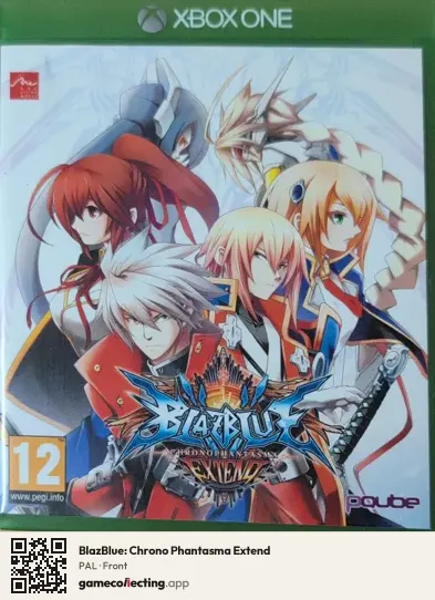 BlazBlue: Chrono Phantasma Extend Xbox One, PAL box front