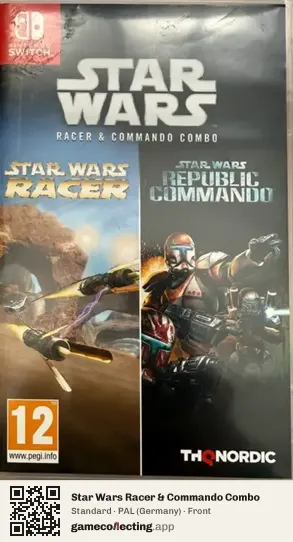 Star Wars Racer & Commando Combo Nintendo Switch, Germany box front