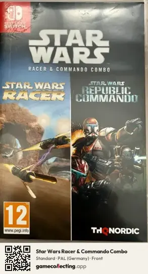 Star Wars Racer & Commando Combo Nintendo Switch, Germany box front