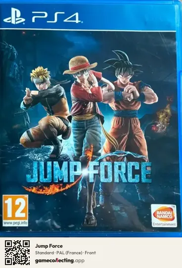 Jump Force PlayStation 4, France box front