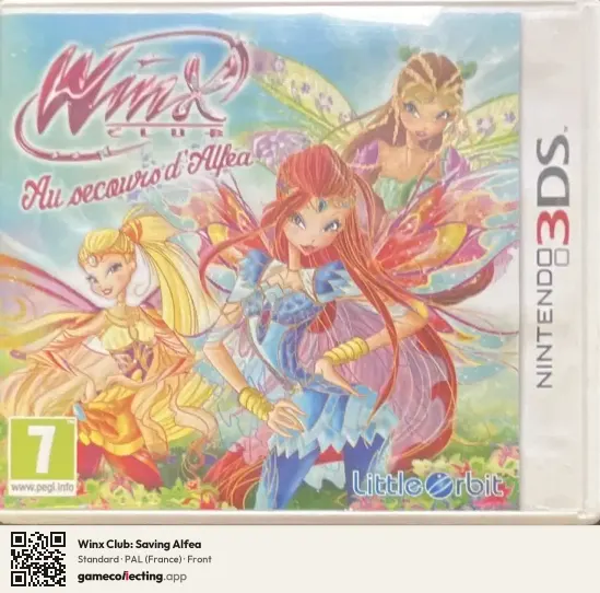 Winx Club: Saving Alfea Nintendo 3DS, France box front