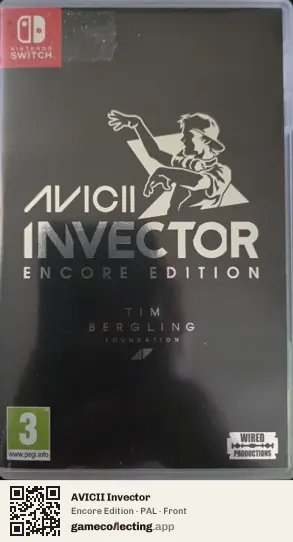 AVICII Invector Nintendo Switch, PAL box front