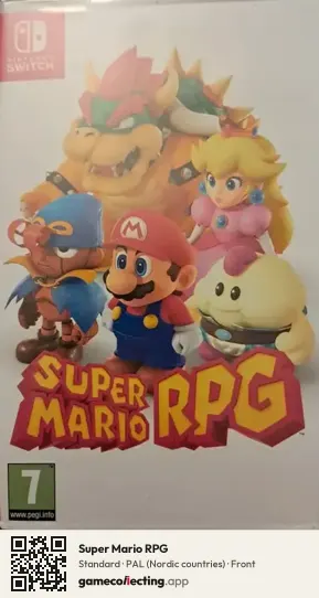Super Mario RPG Nintendo Switch, Nordic countries box front