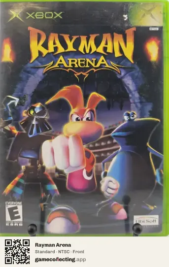 Rayman Arena Xbox, NTSC box front