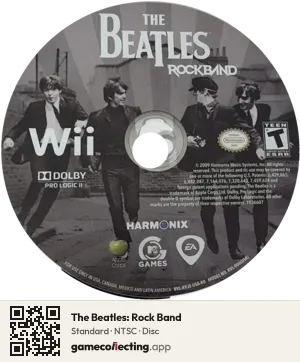 The Beatles: Rock Band Nintendo Wii, NTSC disc