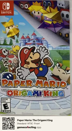 Paper Mario: The Origami King Nintendo Switch, NTSC box front