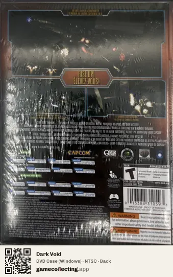 Dark Void Computer, NTSC box back