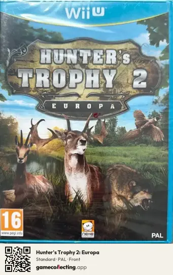 Hunter's Trophy 2: Europa Nintendo Wii U, PAL box front