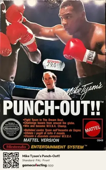 Mike Tyson's Punch-Out!! Nintendo Entertainment System, PAL box front