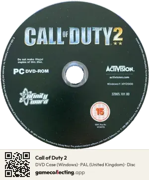 Call of Duty 2 Computer, PAL disc
