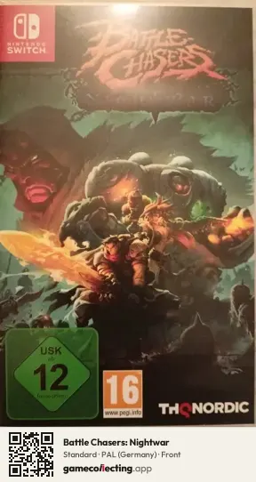Battle Chasers: Nightwar Nintendo Switch, Germany box front