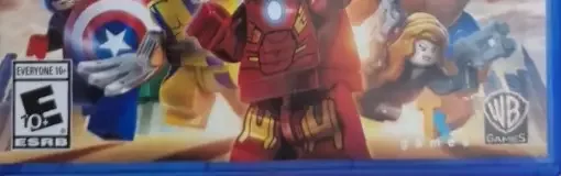LEGO Marvel Super Heroes, the ESRB box on its front