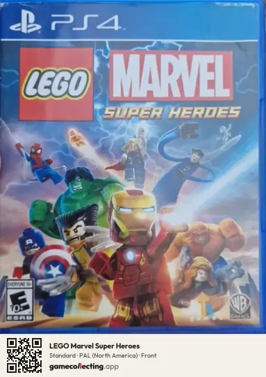 LEGO Marvel Super Heroes PlayStation 4, North America box front