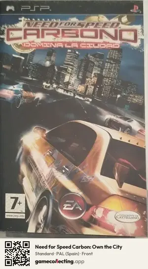 Need for Speed Carbon: Own the City PlayStation Portable, Spain box front