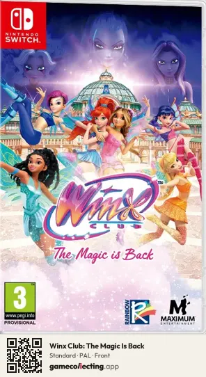 Winx Club: The Magic Is Back Nintendo Switch, PAL box front