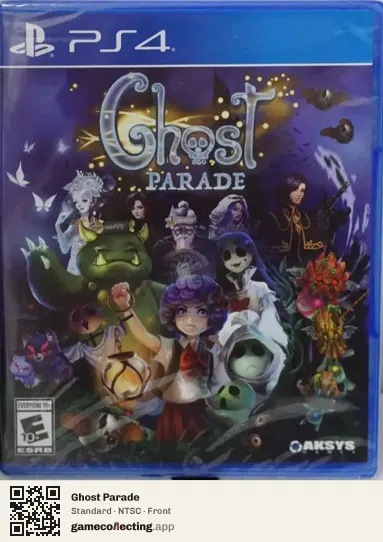 Ghost Parade PlayStation 4, NTSC box front