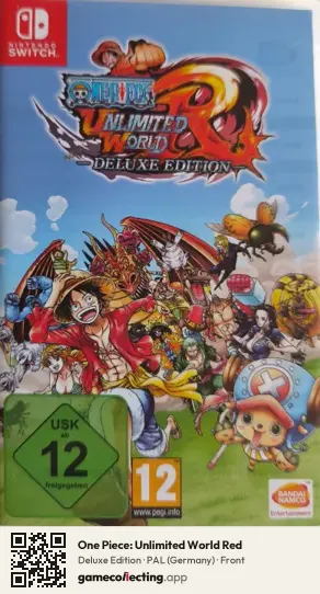 One Piece: Unlimited World Red Nintendo Switch, Germany box front