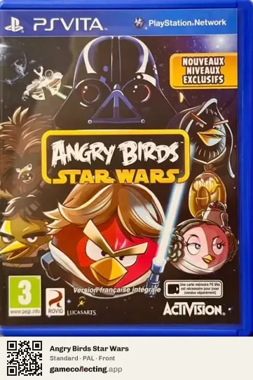 Angry Birds Star Wars PlayStation Vita, PAL box front