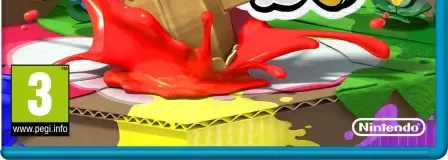 Paper Mario: Color Splash, the PEGI square on its front