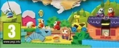 Yoshi's Crafted World, the PEGI square on its front