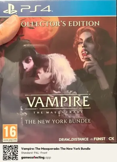 Vampire: The Masquerade: The New York Bundle PlayStation 4, PAL box front