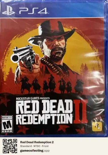 Red Dead Redemption 2 PlayStation 4, NTSC box front