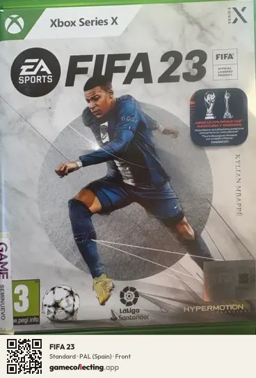 FIFA 23 Xbox Series X, Spain box front