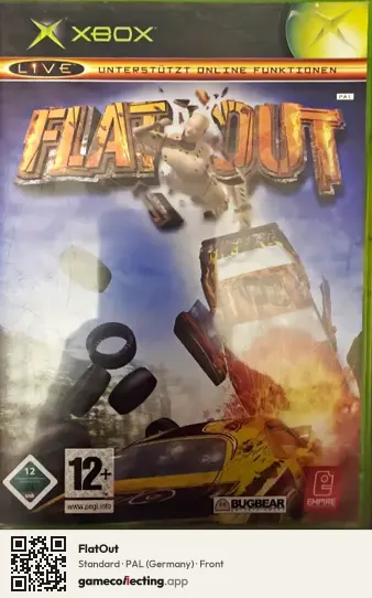 FlatOut Xbox, Germany box front