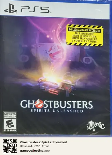 Ghostbusters: Spirits Unleashed PlayStation 5, NTSC box front