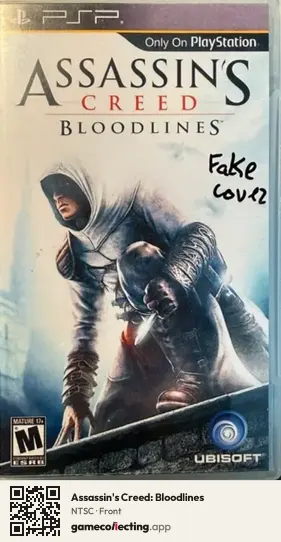 Assassin's Creed: Bloodlines PlayStation Portable, NTSC box front