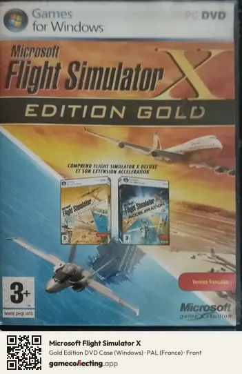 Microsoft Flight Simulator X Computer, France box front