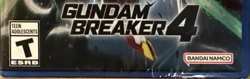 Gundam Breaker 4, the ESRB box on its front