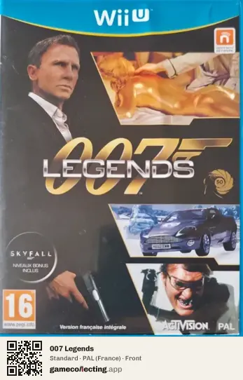 007 Legends Nintendo Wii U, France box front
