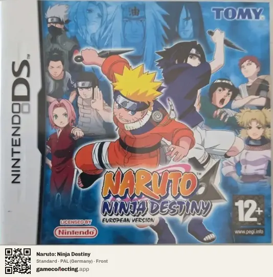 Naruto: Ninja Destiny Nintendo DS, Germany box front