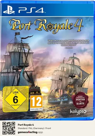 Port Royale 4 PlayStation 4, Germany box front