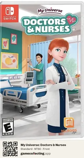 My Universe: Doctors & Nurses Nintendo Switch, NTSC box front