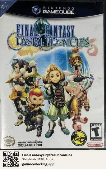 Final Fantasy Crystal Chronicles Nintendo GameCube, NTSC box front