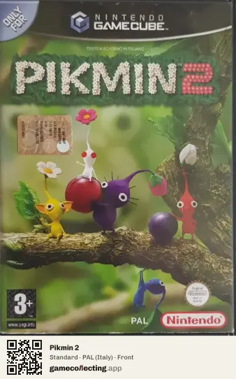 Pikmin 2 Nintendo GameCube, Italy box front