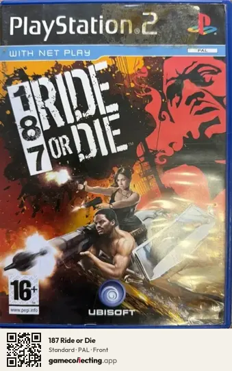 187 Ride or Die PlayStation 2, PAL box front